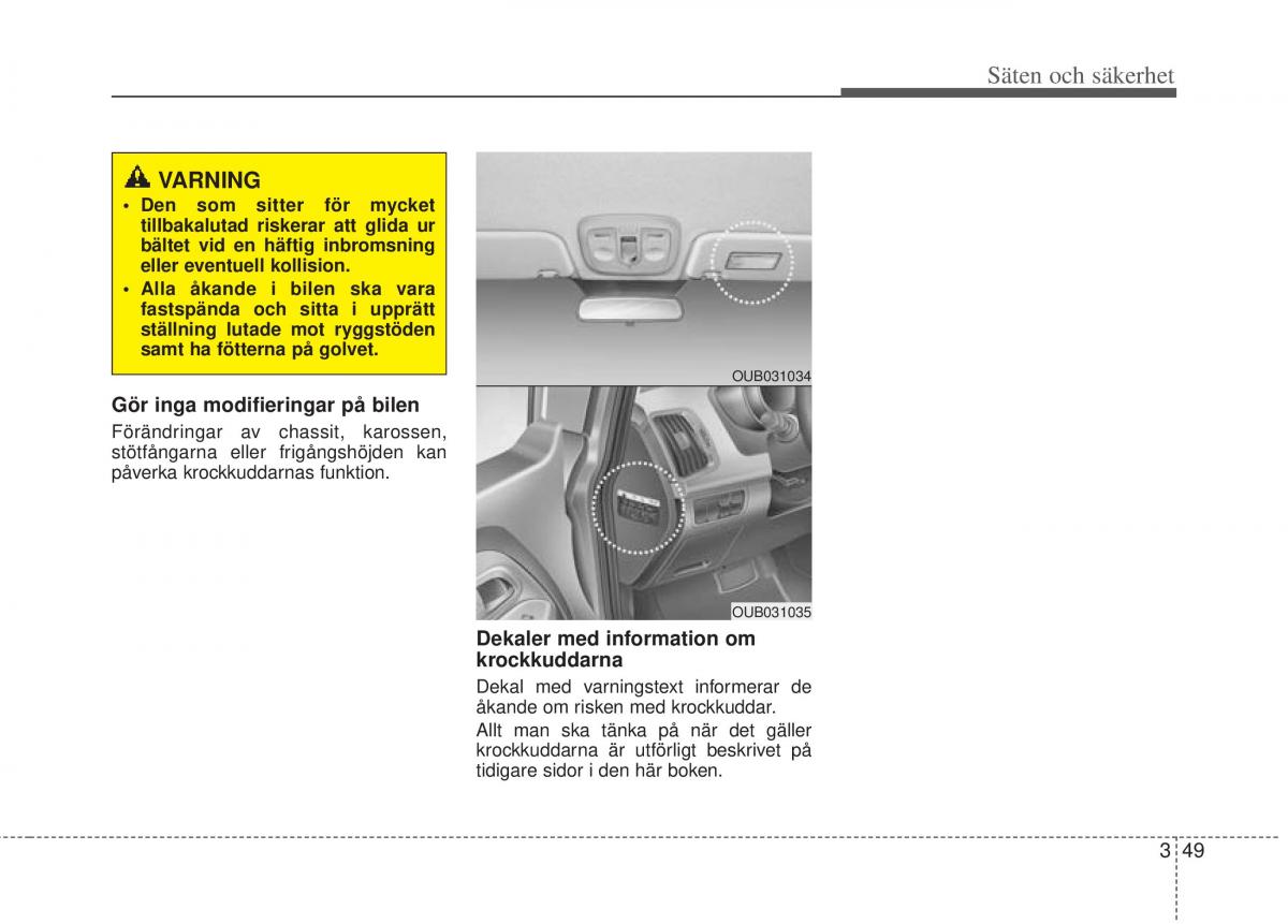 KIA Rio Pride UB instruktionsbok / page 72