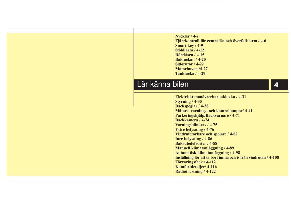 KIA Rio Pride UB instruktionsbok / page 73