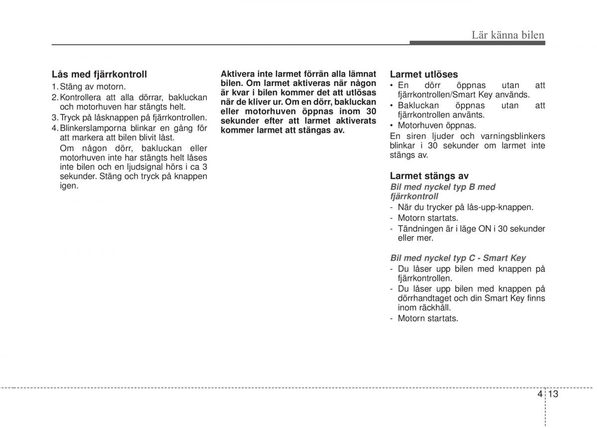 KIA Rio Pride UB instruktionsbok / page 85