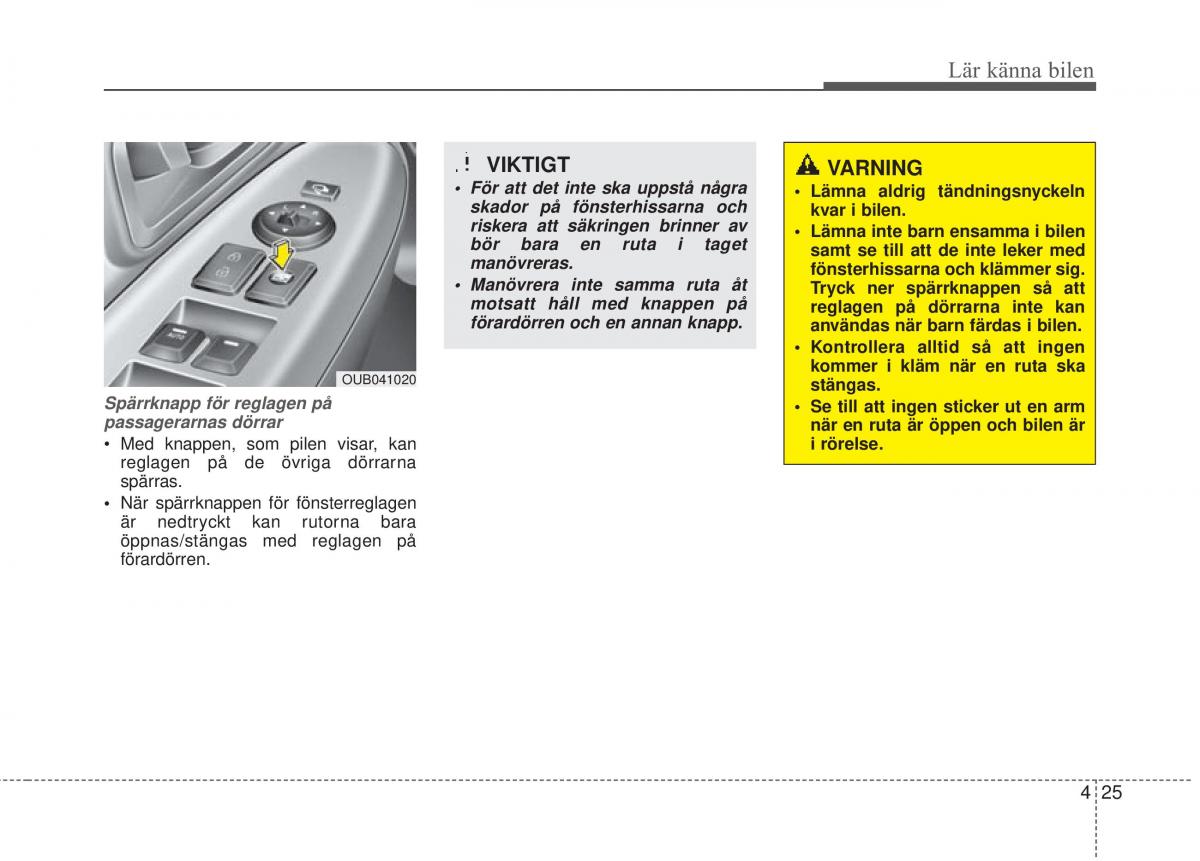 KIA Rio Pride UB instruktionsbok / page 97