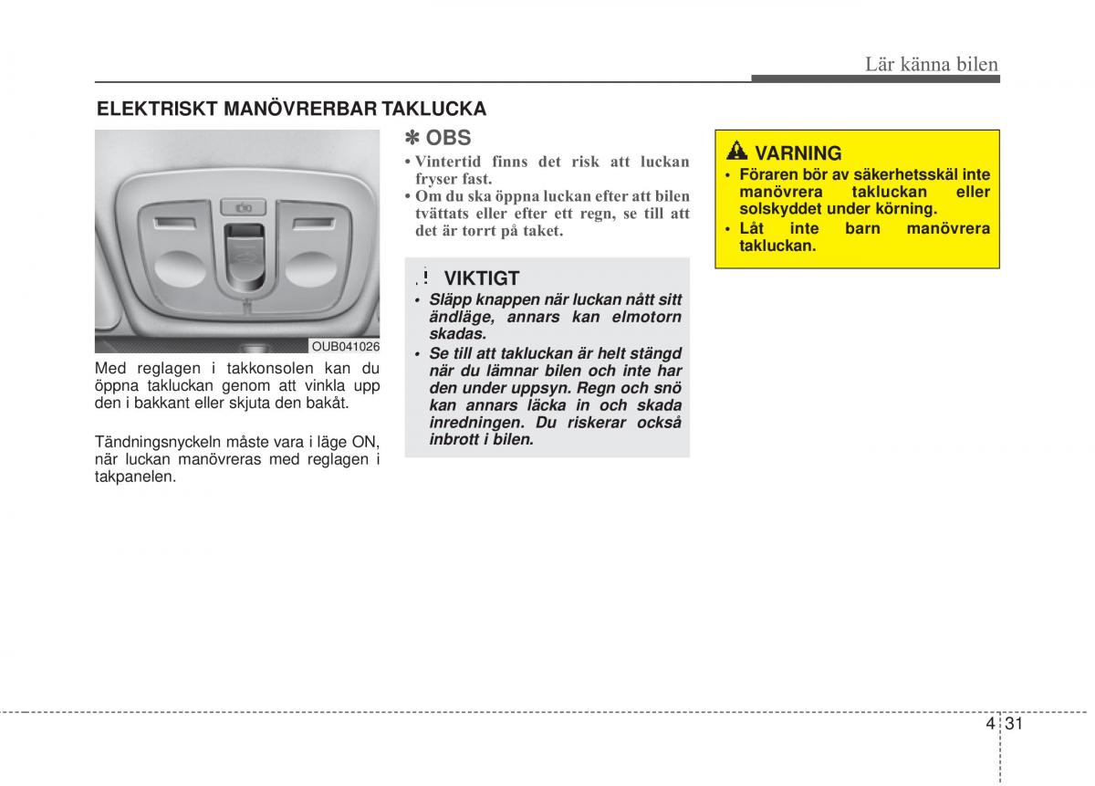 KIA Rio Pride UB instruktionsbok / page 103