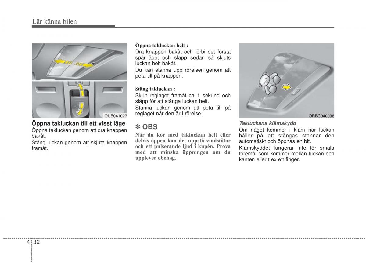 KIA Rio Pride UB instruktionsbok / page 104