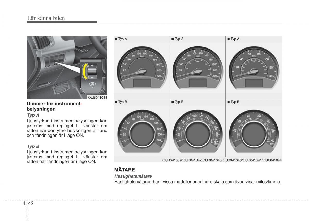 KIA Rio Pride UB instruktionsbok / page 114