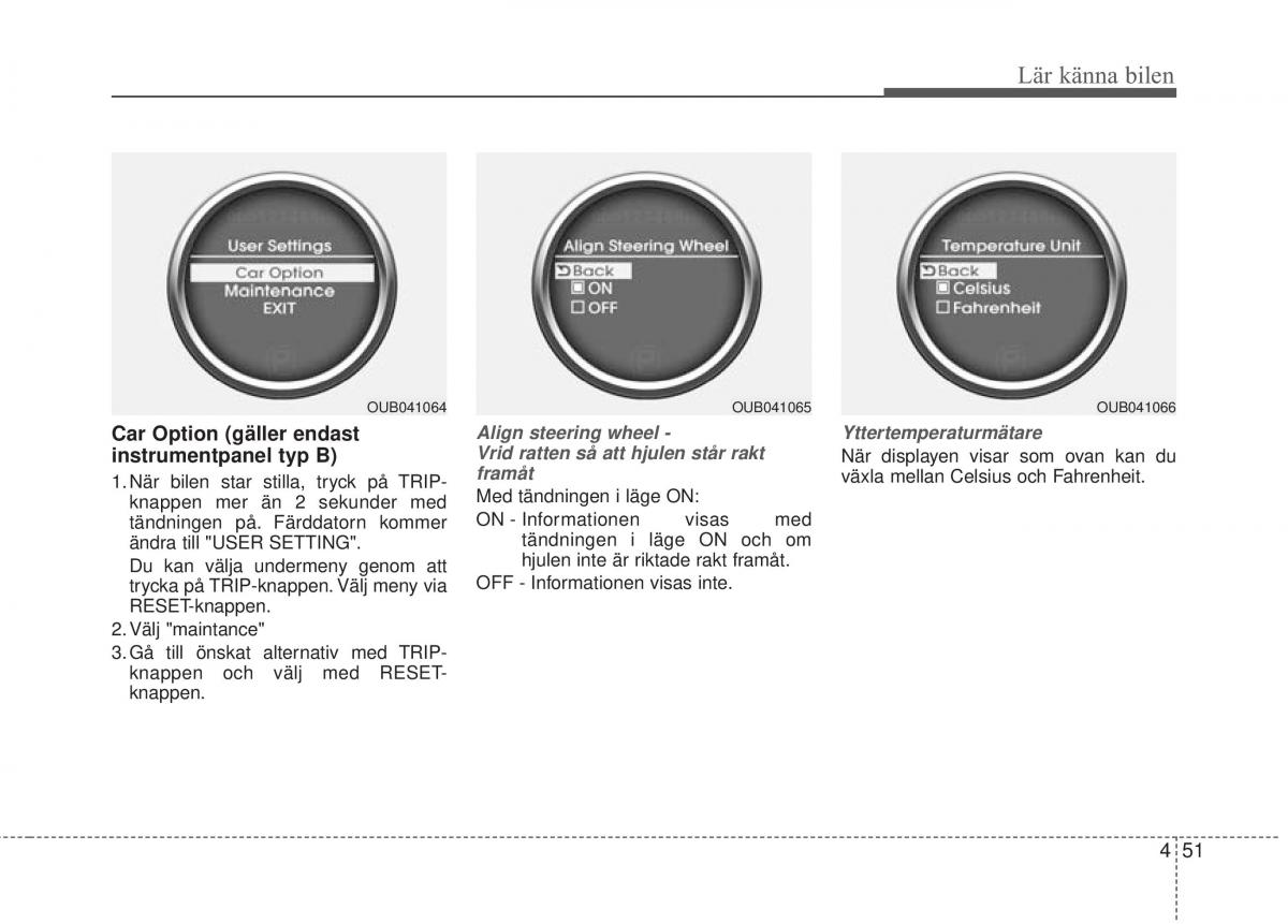 KIA Rio Pride UB instruktionsbok / page 123