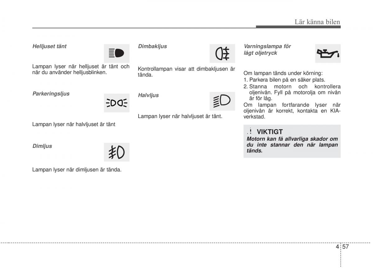 KIA Rio Pride UB instruktionsbok / page 129