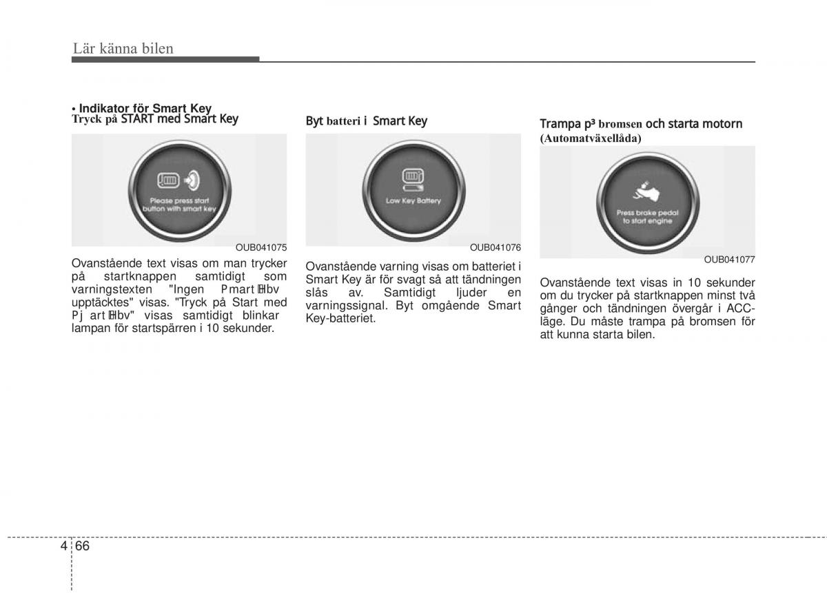 KIA Rio Pride UB instruktionsbok / page 138