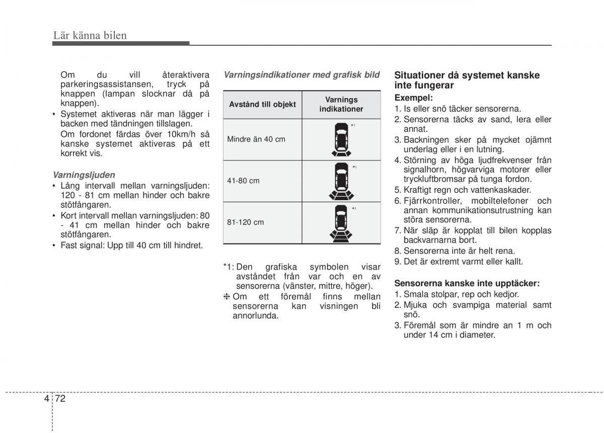 KIA Rio Pride UB instruktionsbok / page 144