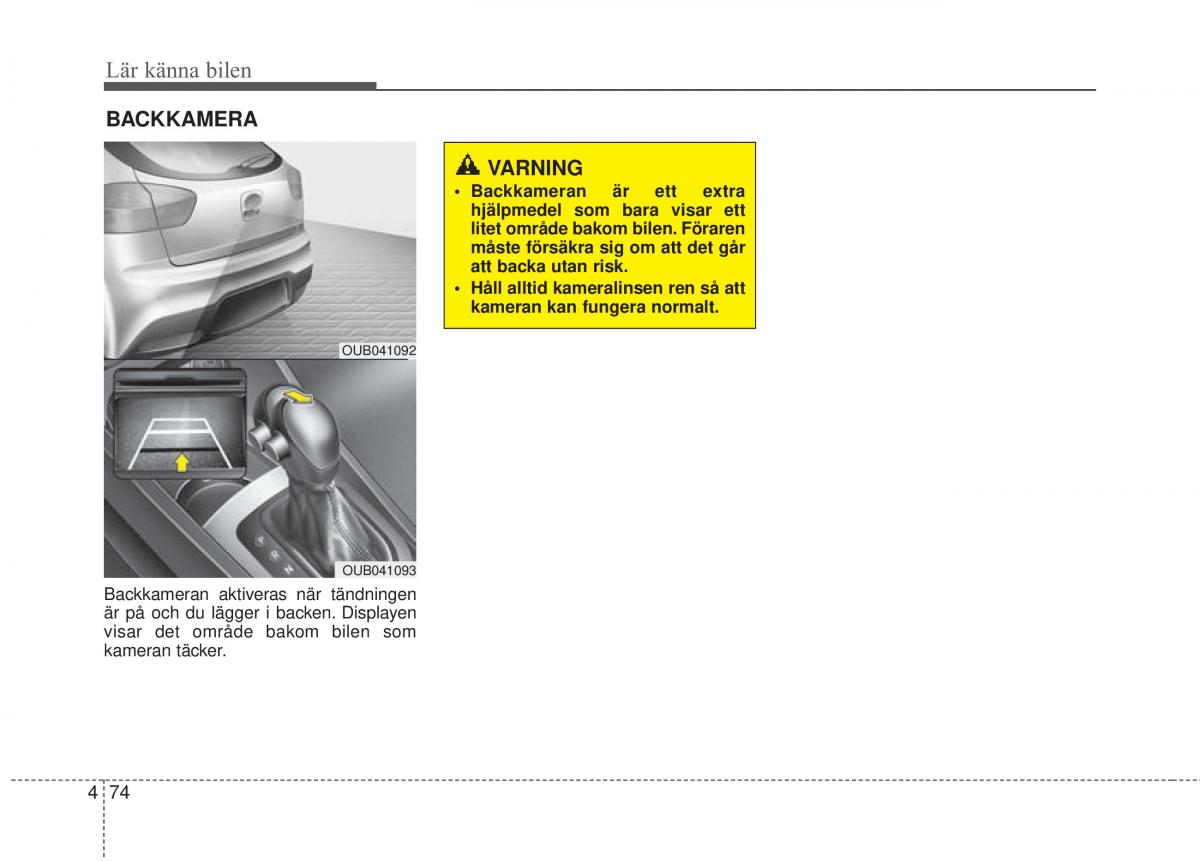 KIA Rio Pride UB instruktionsbok / page 146