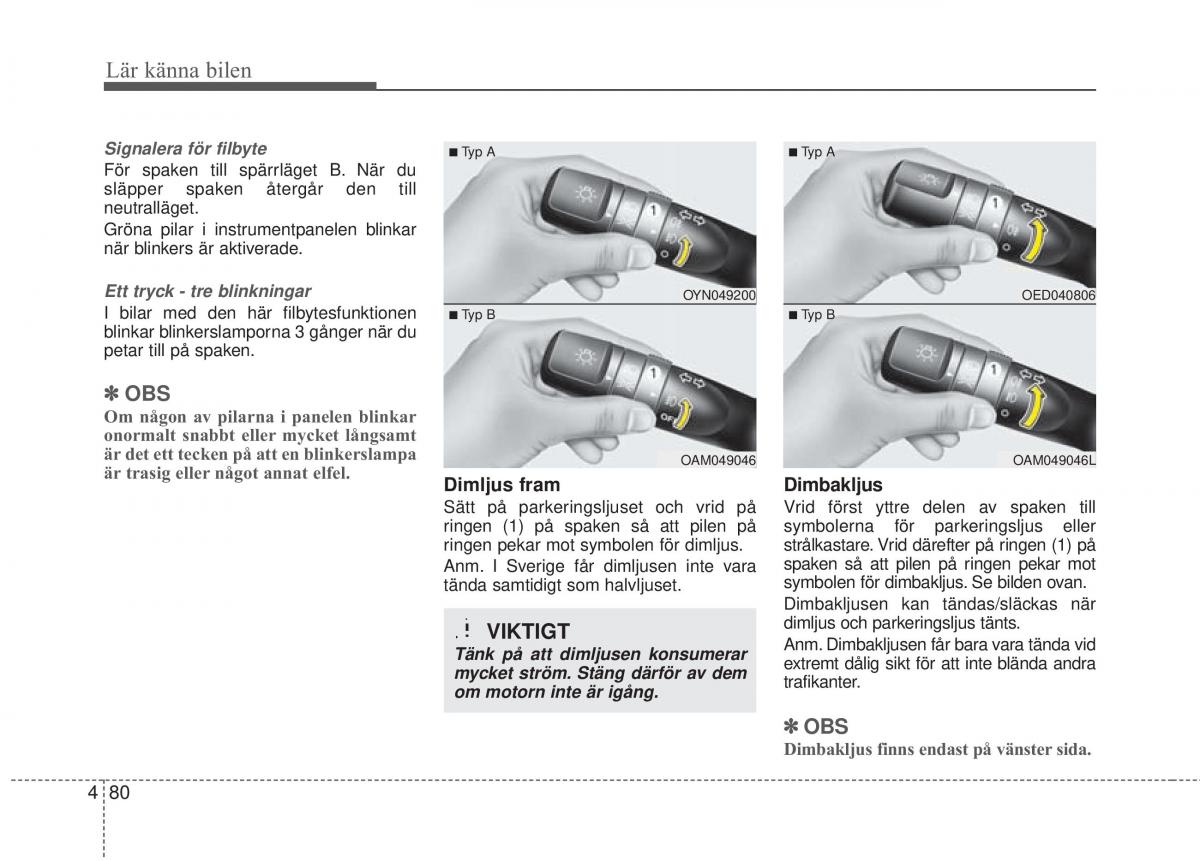 KIA Rio Pride UB instruktionsbok / page 152