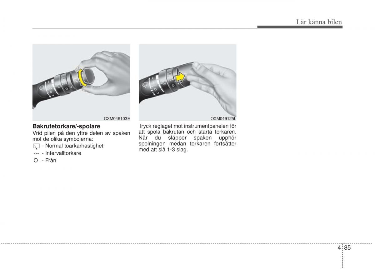 KIA Rio Pride UB instruktionsbok / page 157