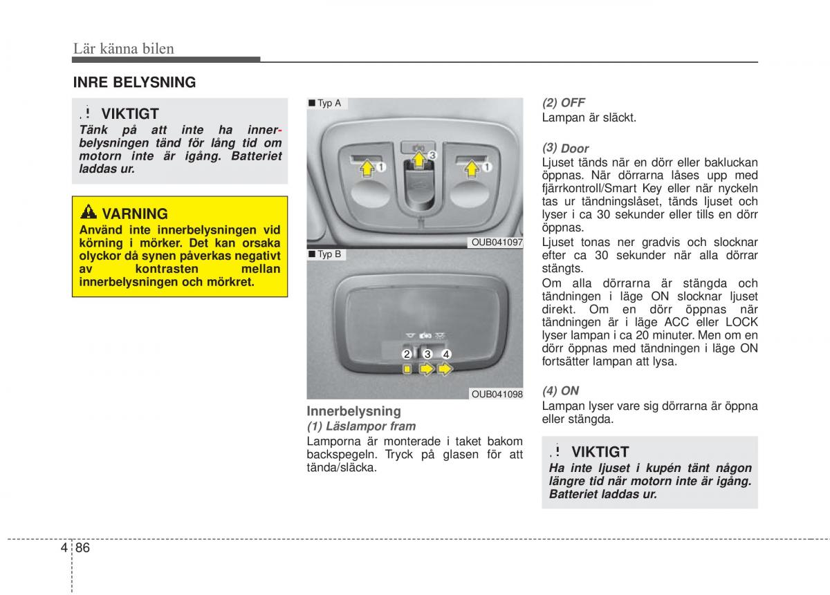 KIA Rio Pride UB instruktionsbok / page 158