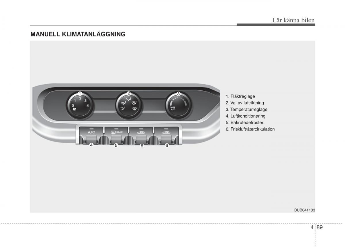 KIA Rio Pride UB instruktionsbok / page 161