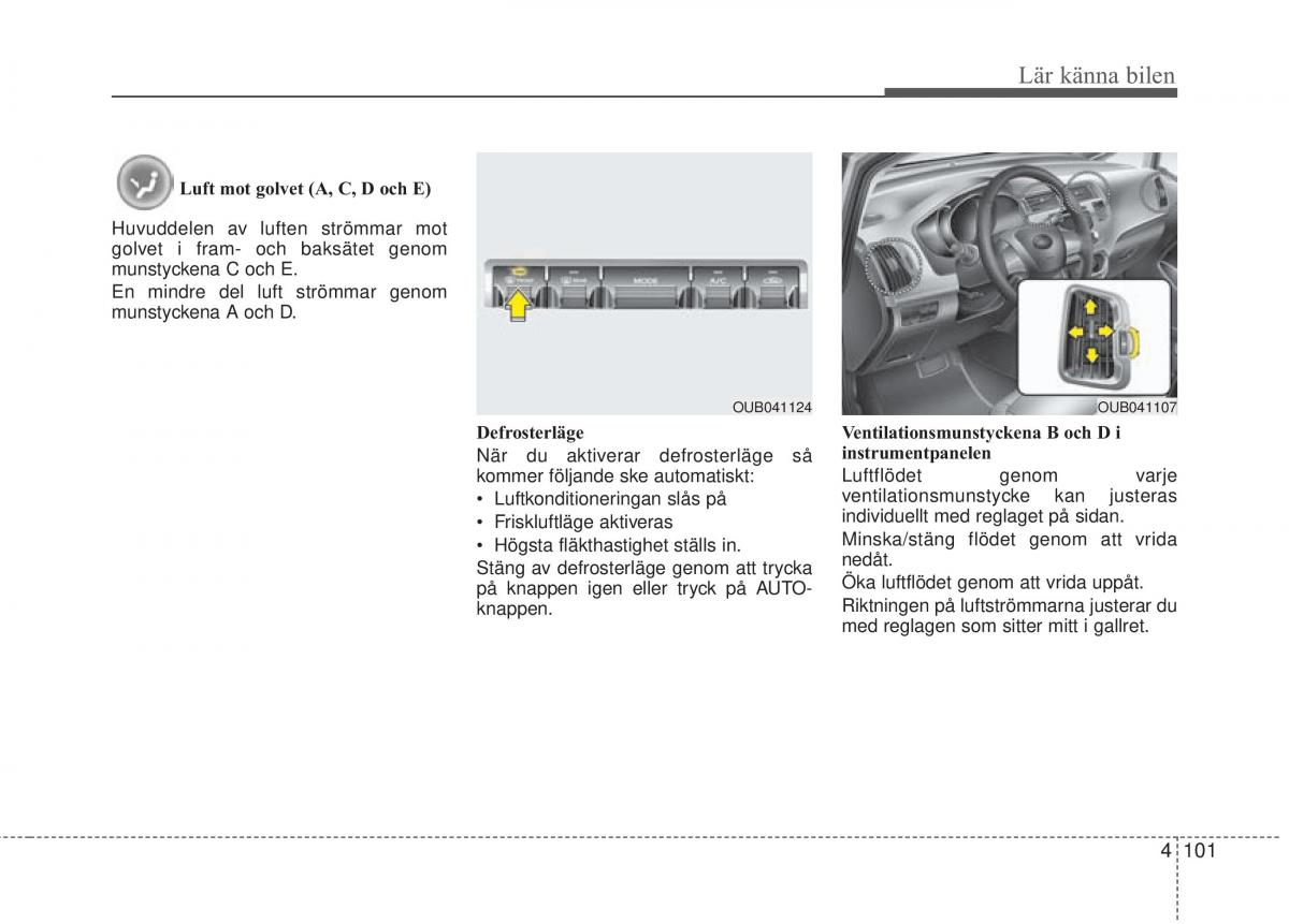 KIA Rio Pride UB instruktionsbok / page 173