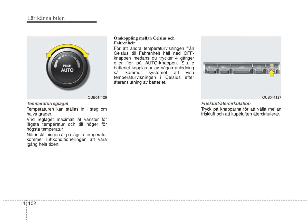 KIA Rio Pride UB instruktionsbok / page 174