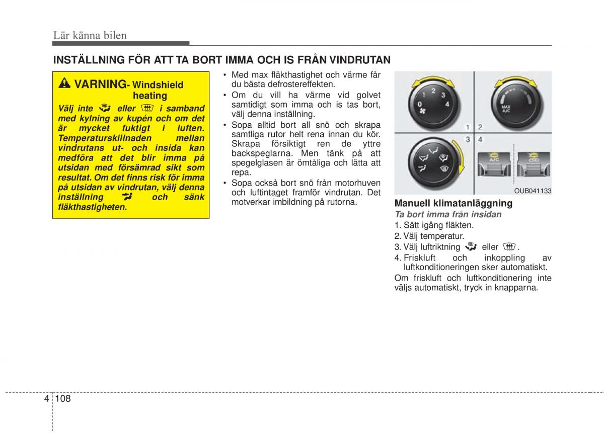 KIA Rio Pride UB instruktionsbok / page 180