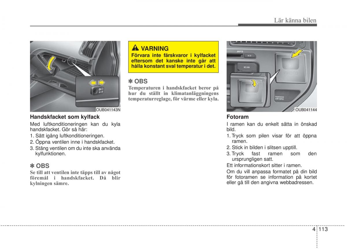 KIA Rio Pride UB instruktionsbok / page 185