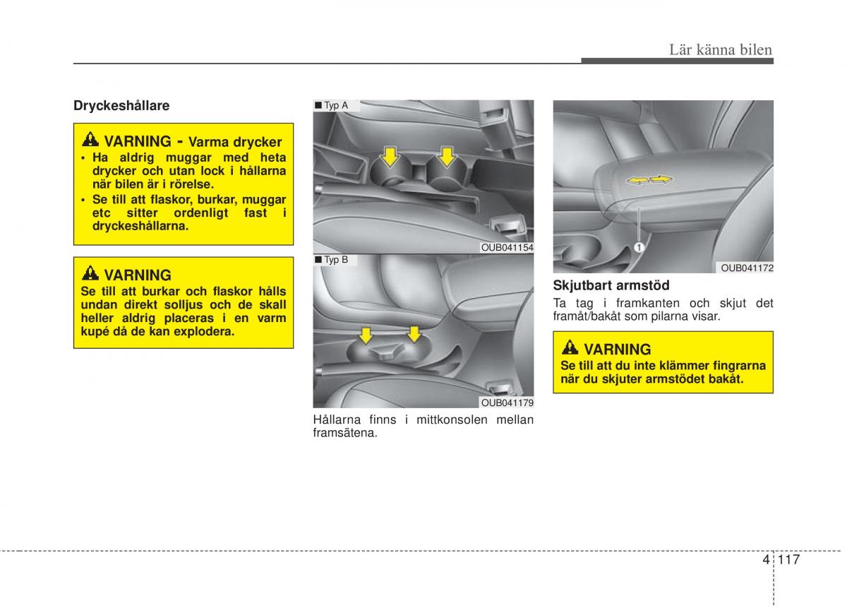 KIA Rio Pride UB instruktionsbok / page 189