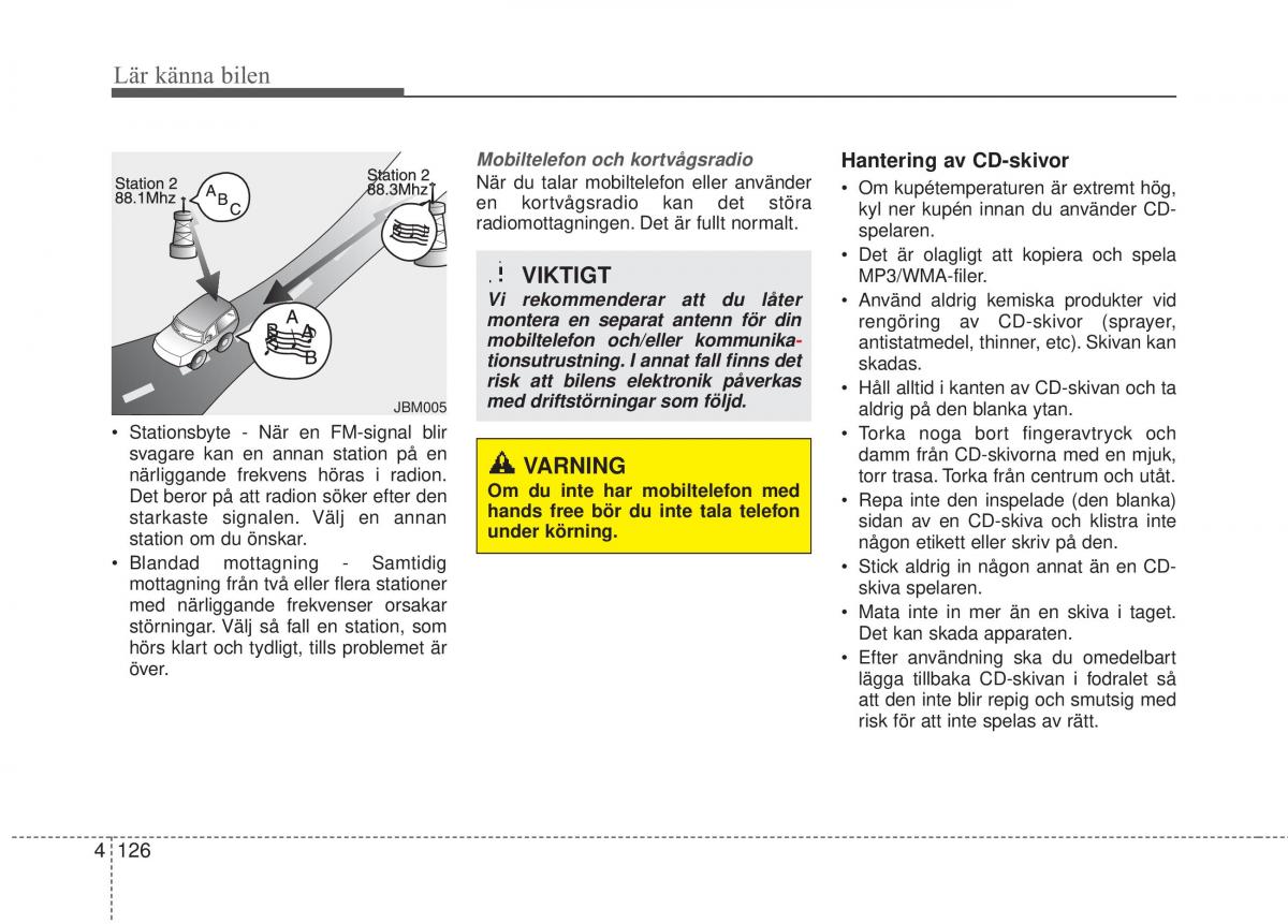 KIA Rio Pride UB instruktionsbok / page 198