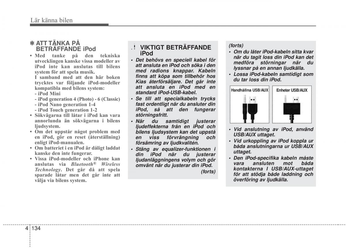 KIA Rio Pride UB instruktionsbok / page 206