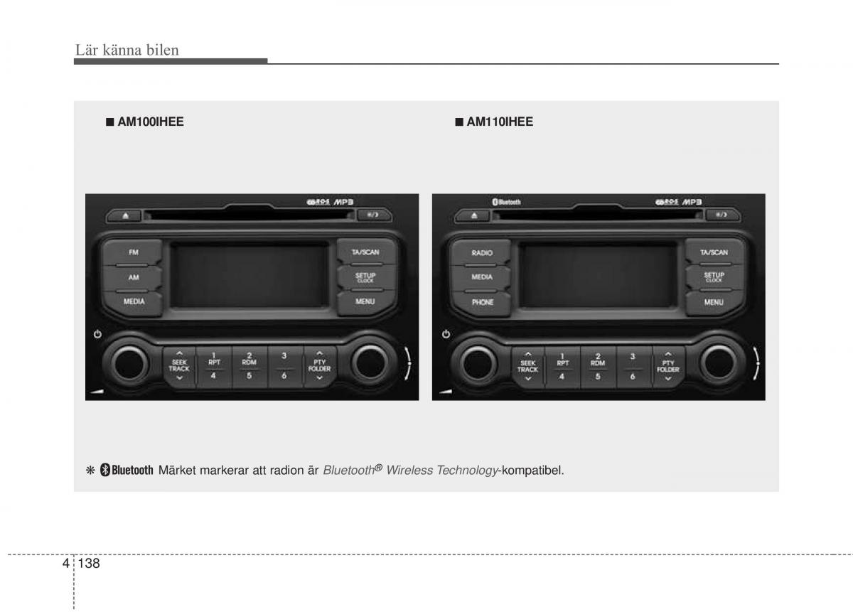 KIA Rio Pride UB instruktionsbok / page 210