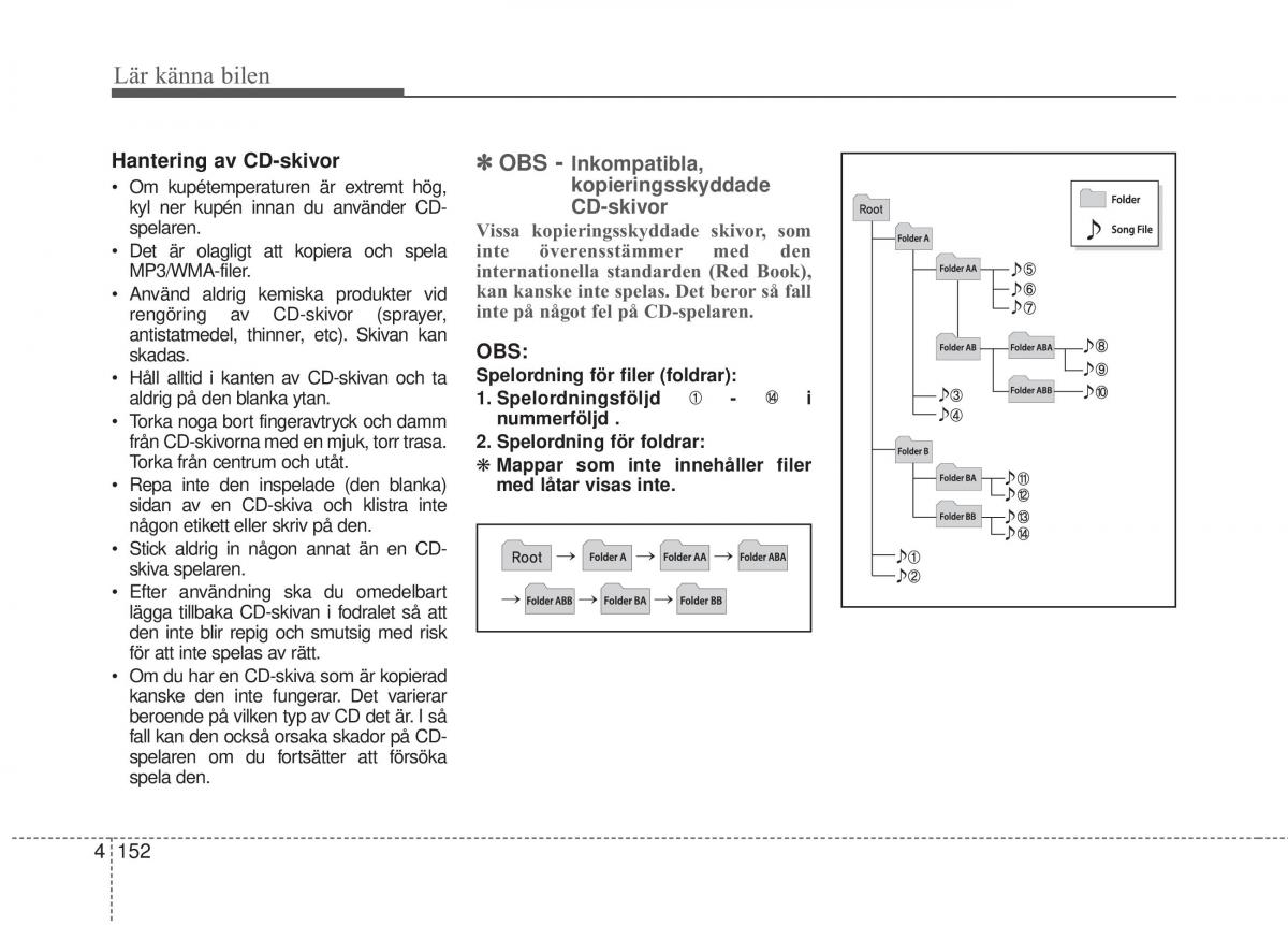 KIA Rio Pride UB instruktionsbok / page 224