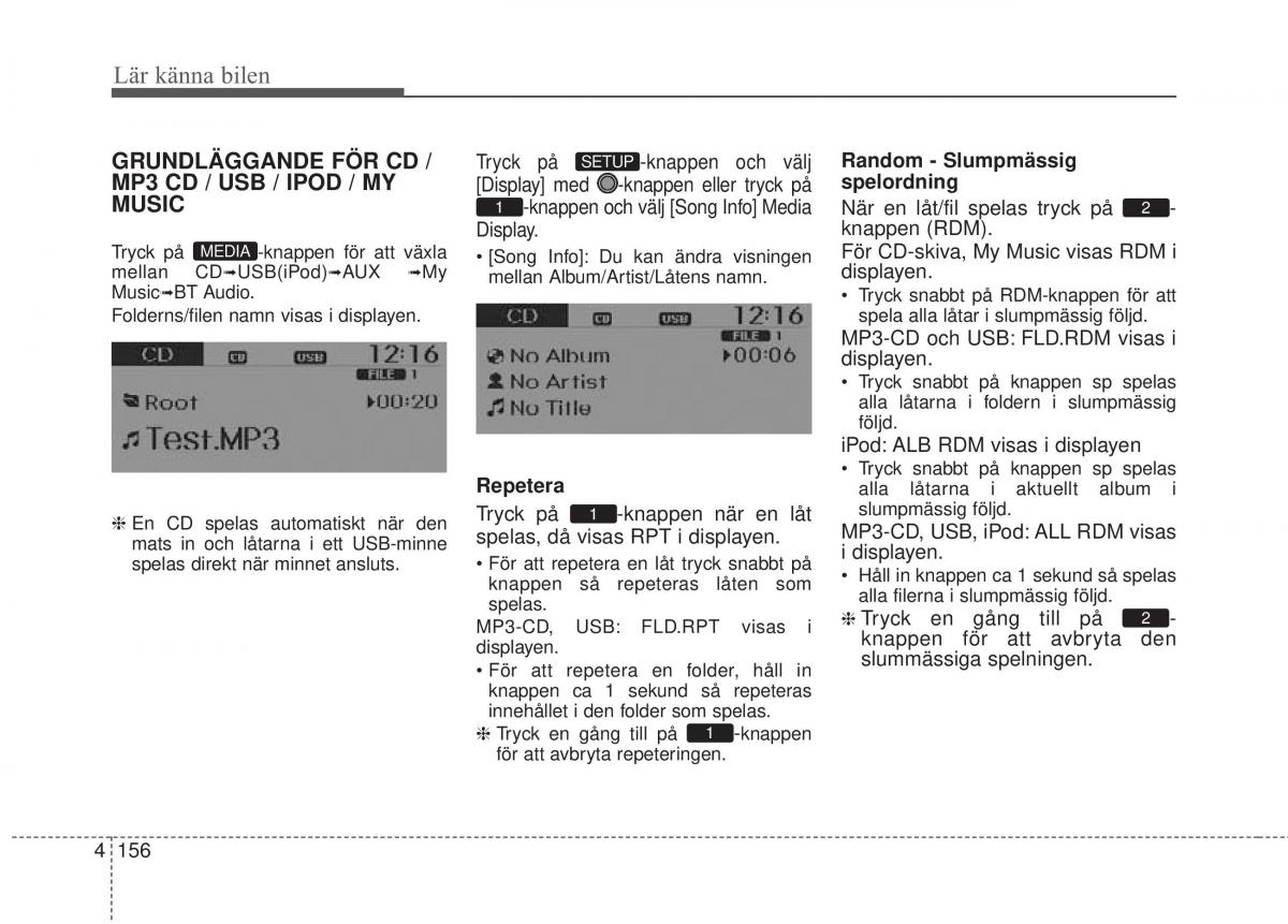 KIA Rio Pride UB instruktionsbok / page 228