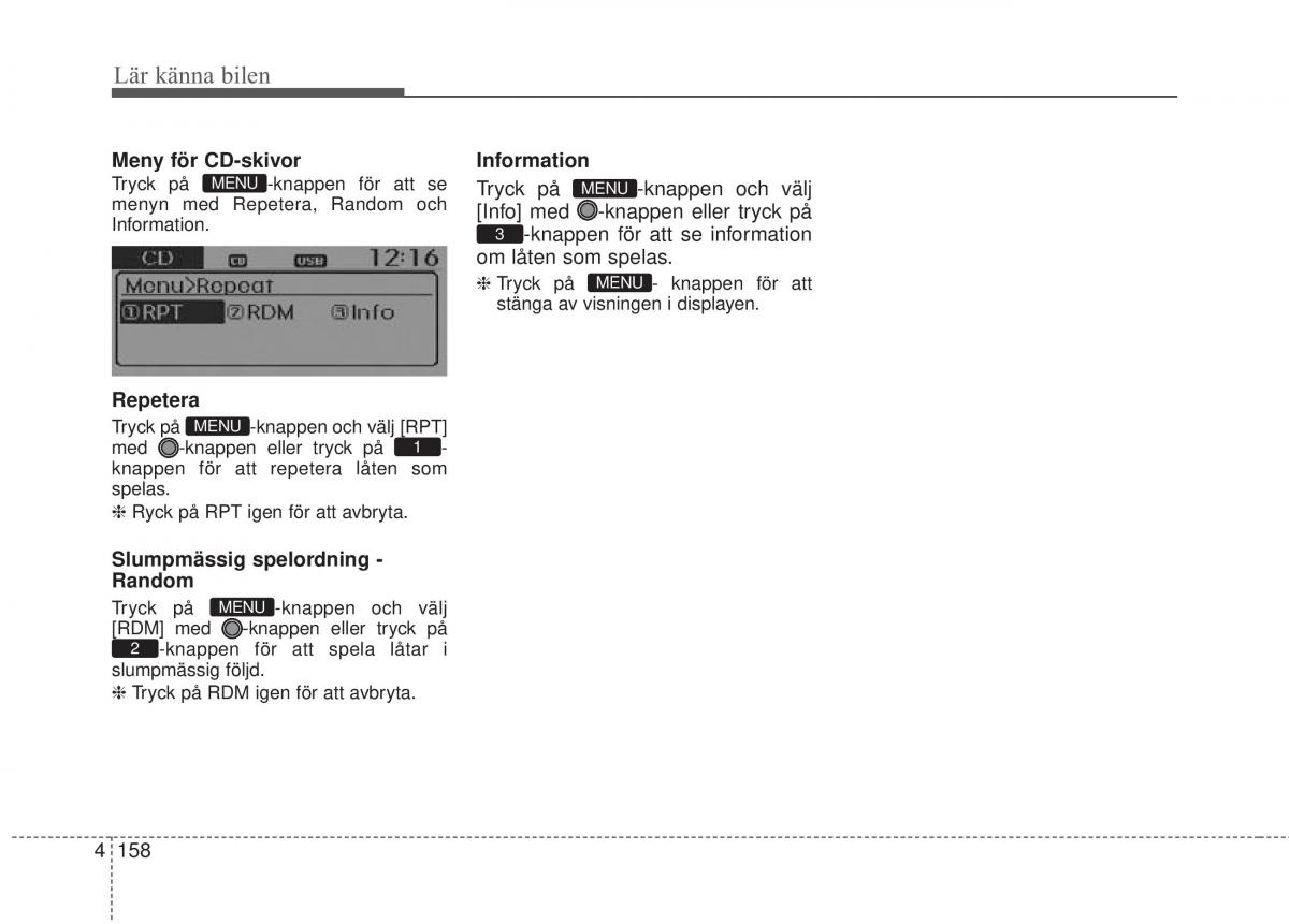 KIA Rio Pride UB instruktionsbok / page 230