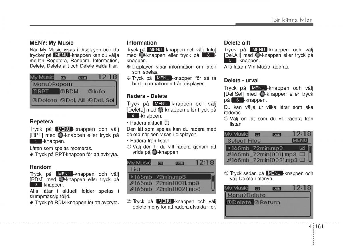 KIA Rio Pride UB instruktionsbok / page 233