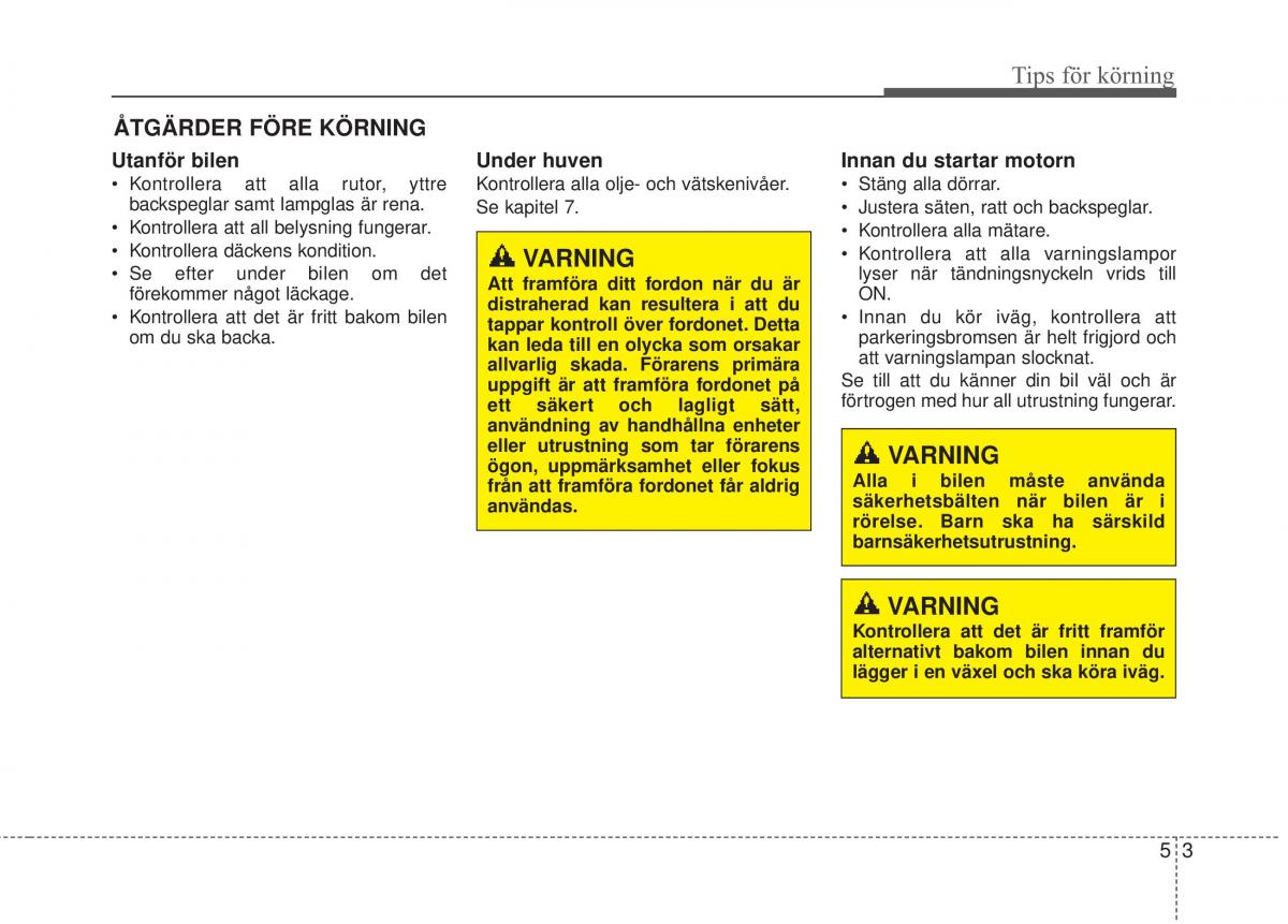 KIA Rio Pride UB instruktionsbok / page 241