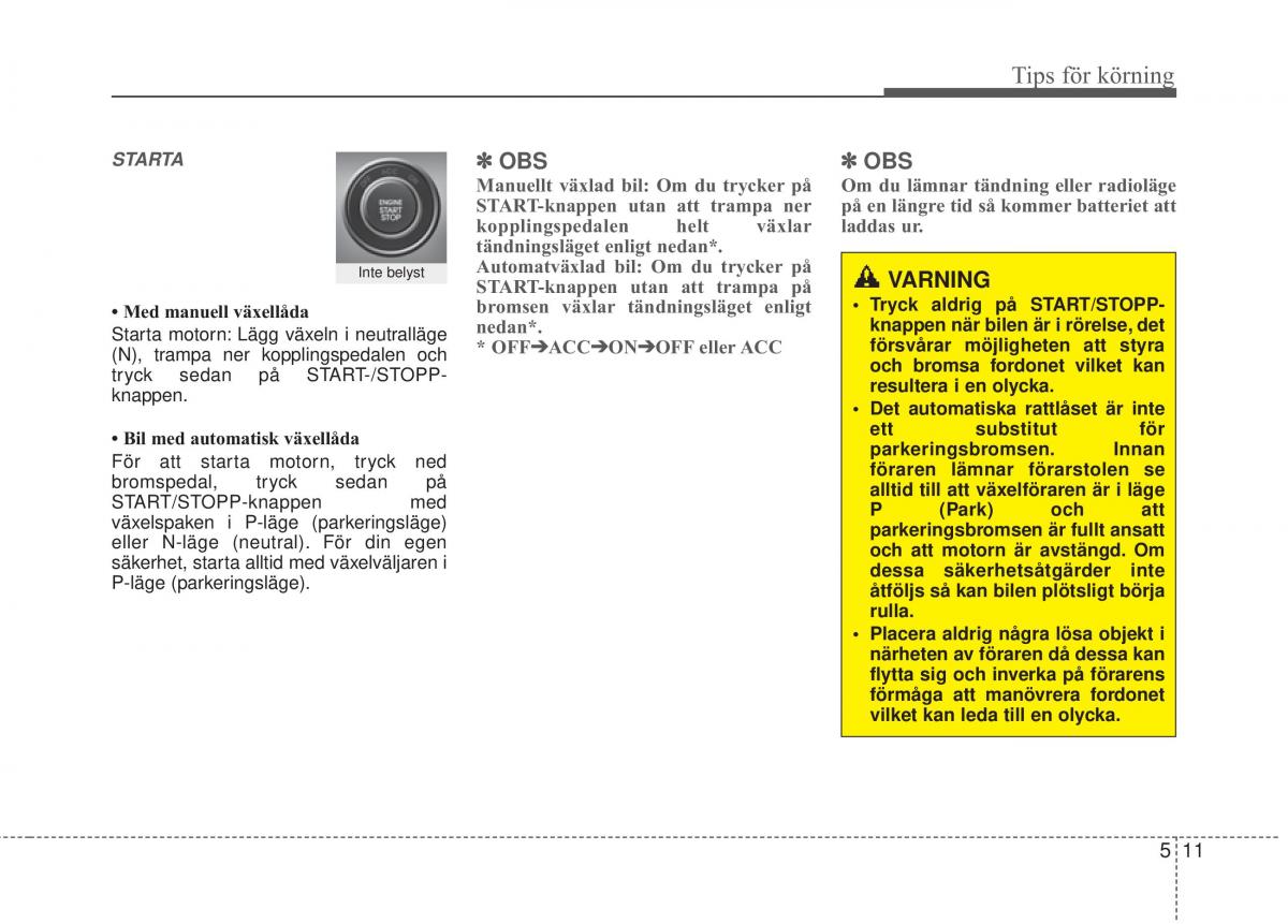 KIA Rio Pride UB instruktionsbok / page 249