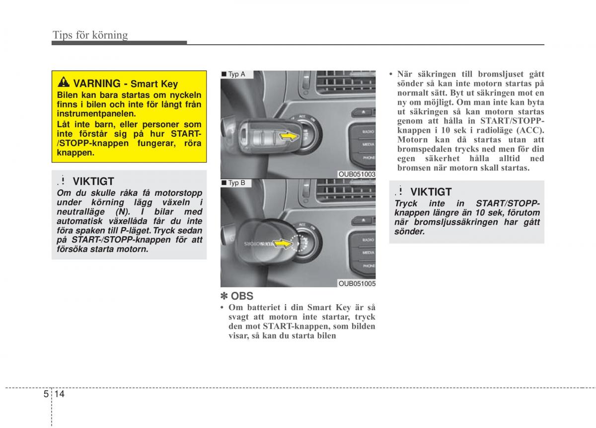 KIA Rio Pride UB instruktionsbok / page 252