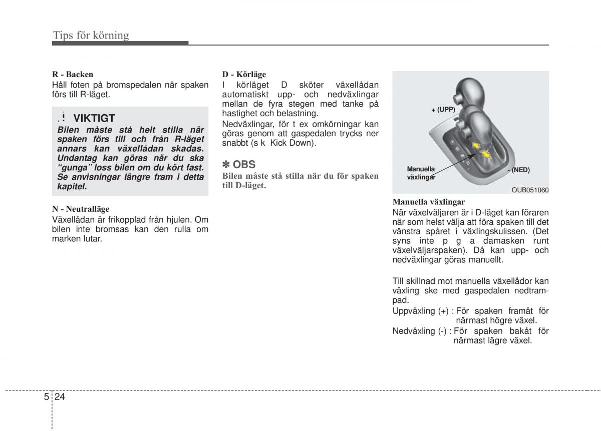 KIA Rio Pride UB instruktionsbok / page 262