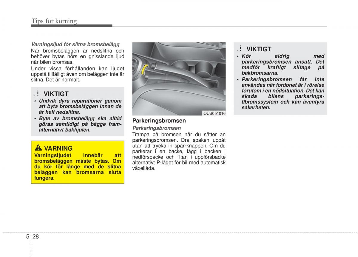 KIA Rio Pride UB instruktionsbok / page 266