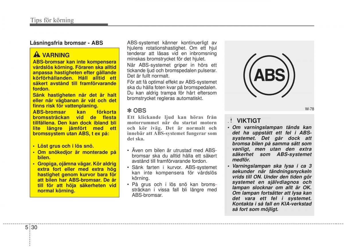 KIA Rio Pride UB instruktionsbok / page 268