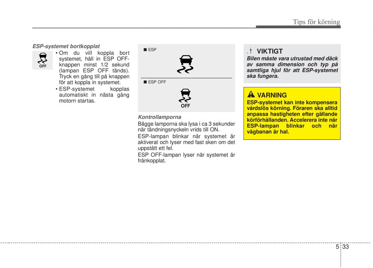 KIA Rio Pride UB instruktionsbok / page 271