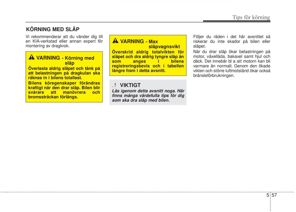 KIA Rio Pride UB instruktionsbok / page 295