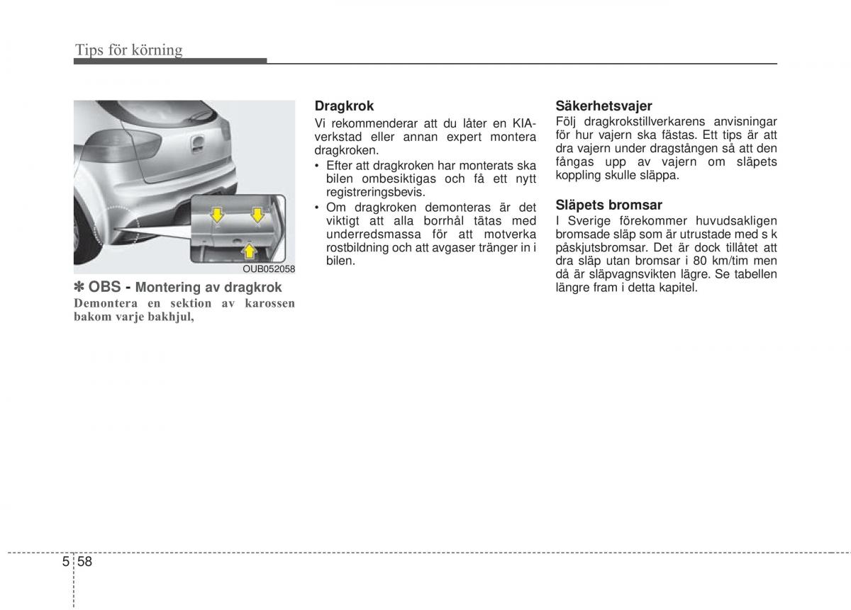 KIA Rio Pride UB instruktionsbok / page 296