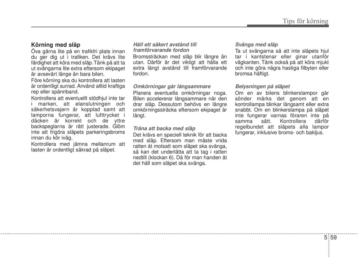 KIA Rio Pride UB instruktionsbok / page 297