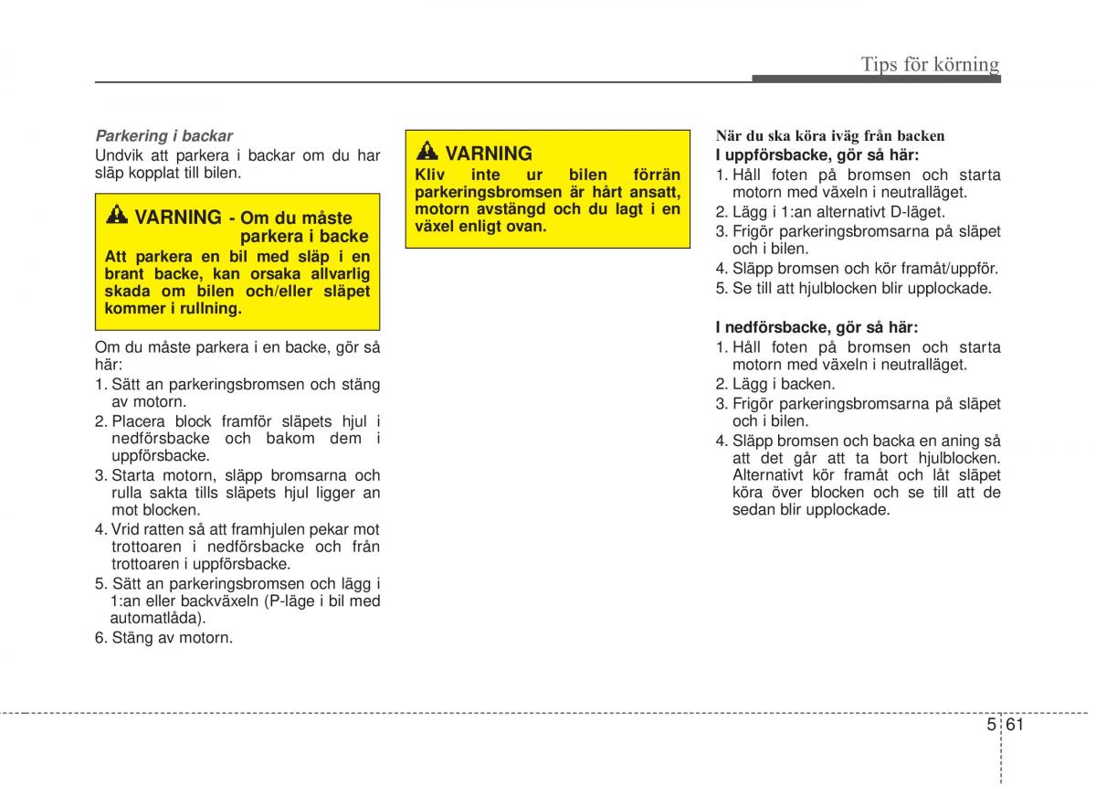 KIA Rio Pride UB instruktionsbok / page 299