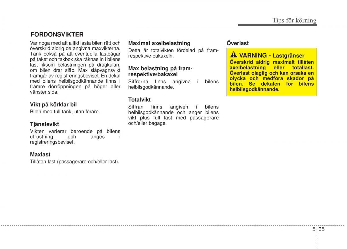 KIA Rio Pride UB instruktionsbok / page 303