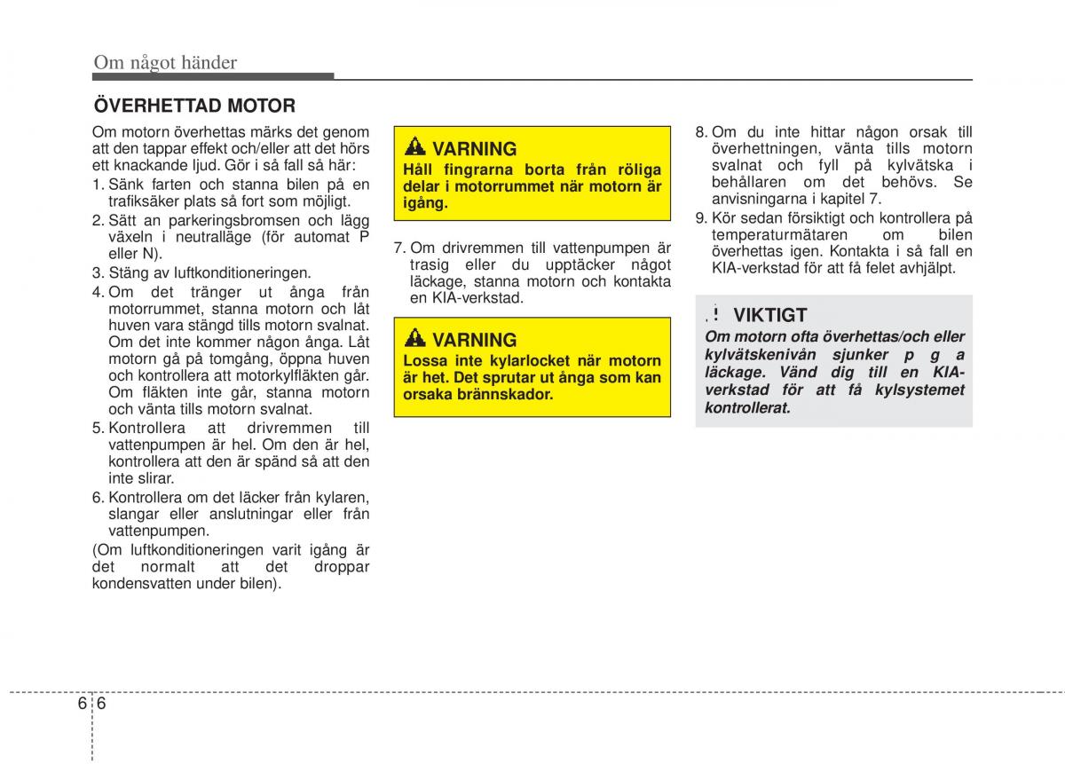 KIA Rio Pride UB instruktionsbok / page 309