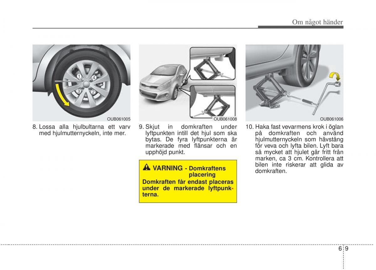 KIA Rio Pride UB instruktionsbok / page 312