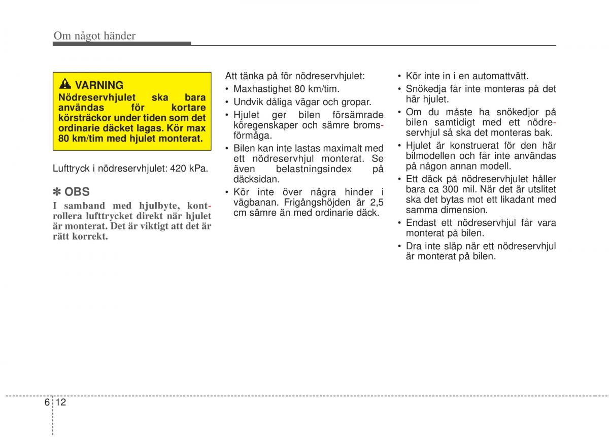 KIA Rio Pride UB instruktionsbok / page 315