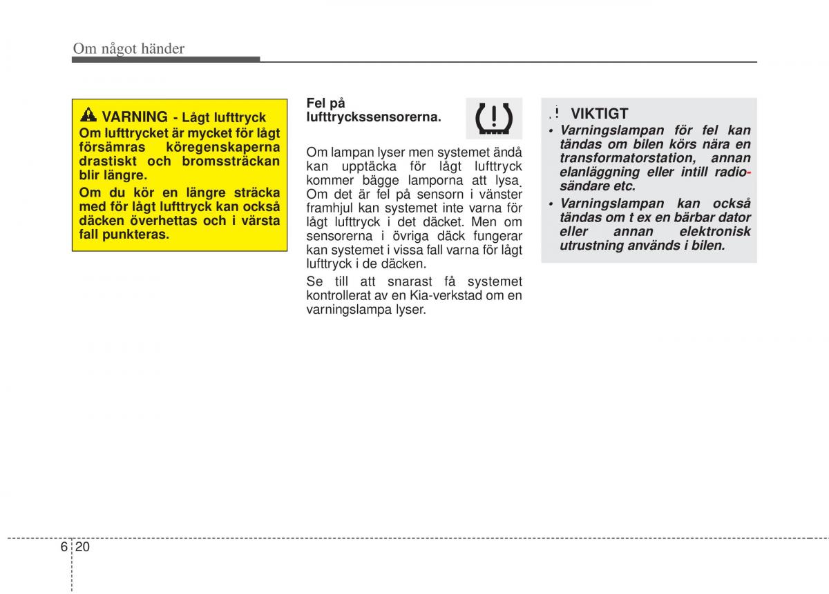 KIA Rio Pride UB instruktionsbok / page 323