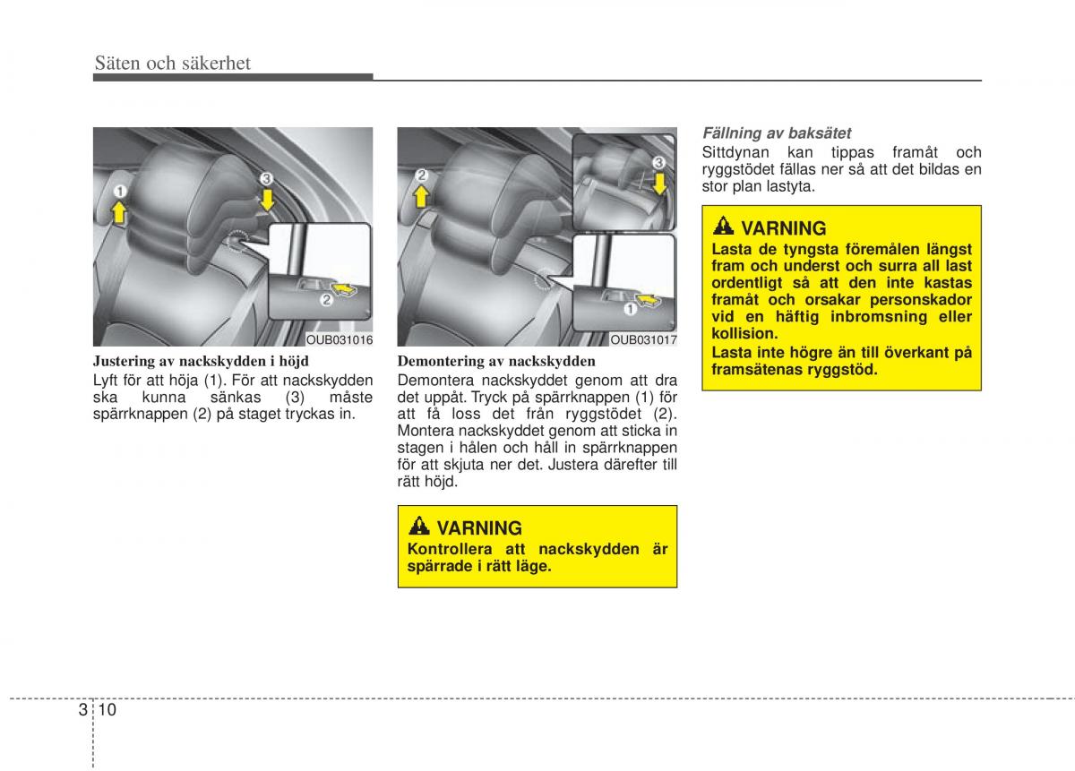 KIA Rio Pride UB instruktionsbok / page 33