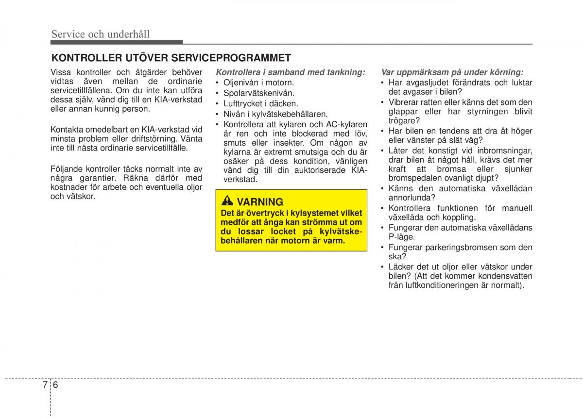 KIA Rio Pride UB instruktionsbok / page 335