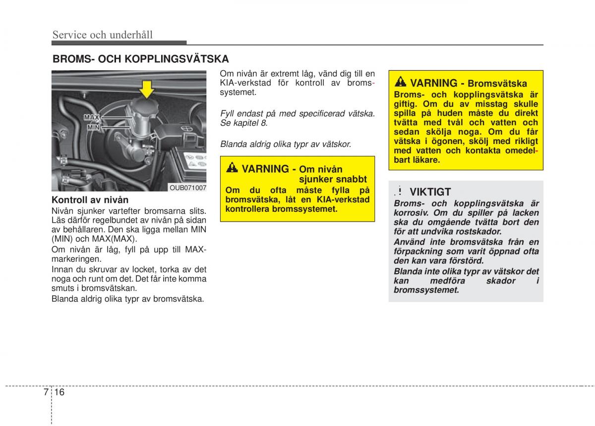 KIA Rio Pride UB instruktionsbok / page 345