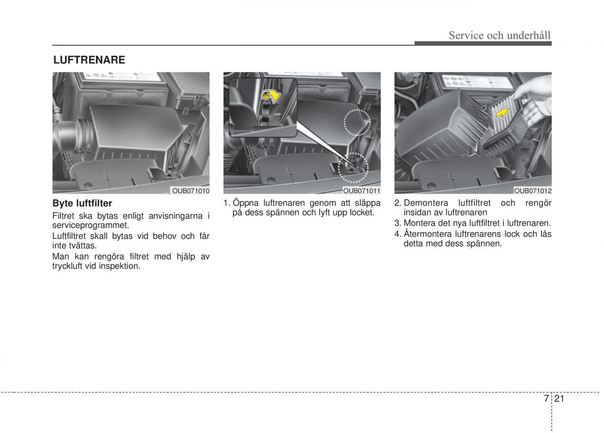 KIA Rio Pride UB instruktionsbok / page 350