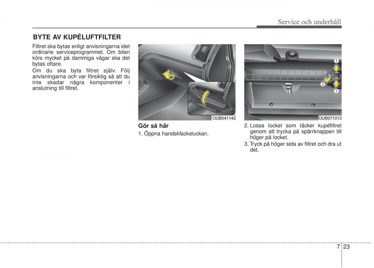 KIA Rio Pride UB instruktionsbok / page 352