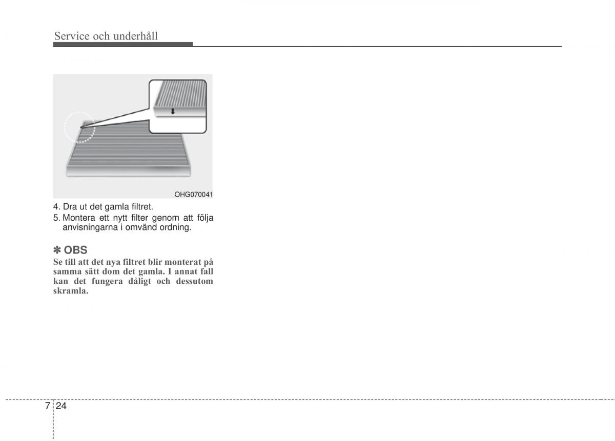 KIA Rio Pride UB instruktionsbok / page 353